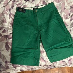 Polo shorts size 30 NWT green